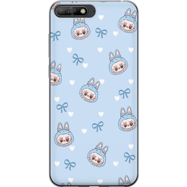 Huawei Y6 (2018) Genomskinligt Skal Labubu Fire Spirit – Eld