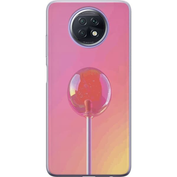 Kompatibel Mobilcover til Xiaomi Redmi Note 9T Blank lyserød pinde mod blød pastelbaggrund pink