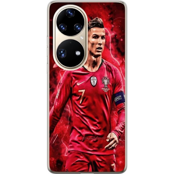 Huawei P50 Pro Genomskinligt Skal Ronaldo Skills – CR7 Desig