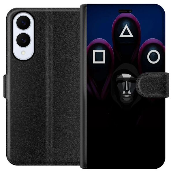 Samsung Galaxy S25 Edge Lompakkokotelo Squid Game Kausi 3 Uudet Ikoni Suosittu Sarja TV Motiivi Aasialainen Draama Trendikäs Graafinen Suunnittelu