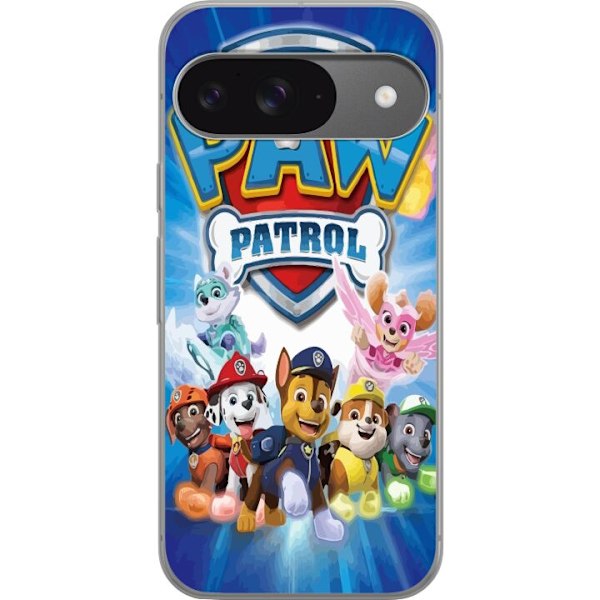 Google Pixel 9 Gjennomsiktig deksel Paw Patrol