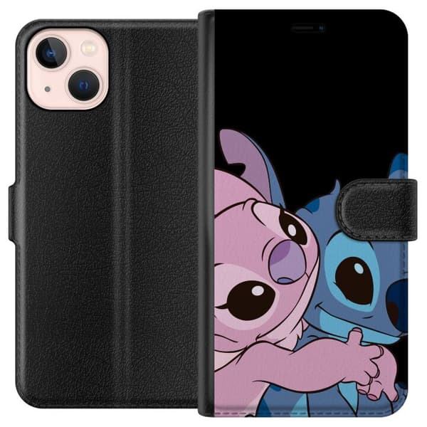 Kompatibel Tegnebogsetui til Apple iPhone 13 mini Lilo & Stitch