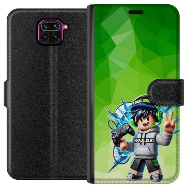 Kompatibel Tegnebogsetui til Xiaomi Redmi Note 9 Spelande avatarfigur grøn