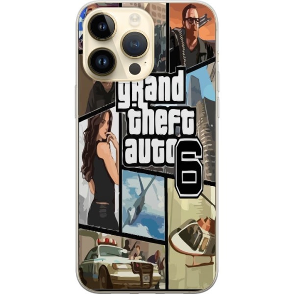 Apple iPhone 15 Pro Max Deksel / Mobildeksel - Grand Theft Aut