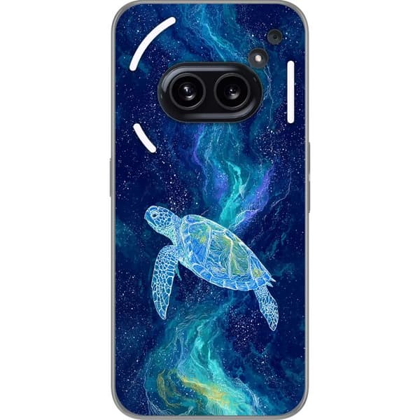 Kompatibelt Mobildeksel til Nothing Phone (2a) Plus Havssköldpadda i stjärnhimmel blå