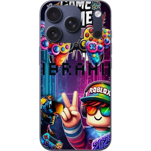 Kompatibelt Mobildeksel til Apple iPhone 17 Pro Neon Gamer Art
