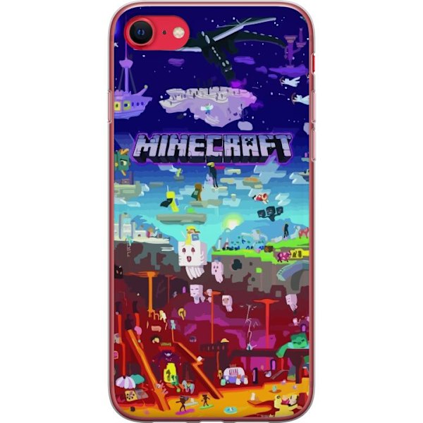 Apple iPhone 16e Genomskinligt Skal Minecraft