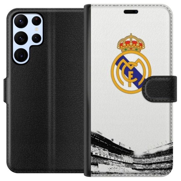Samsung Galaxy S22 Ultra 5G Lompakkokotelo Real Madrid