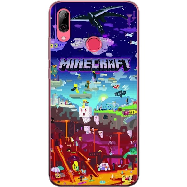 Huawei Y7 (2019) Läpinäkyvä kuori Minecraft