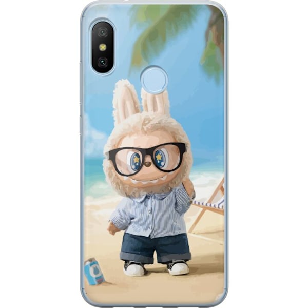 Xiaomi Mi A2 Lite Genomskinligt Skal Labubu Dark Dreams – M