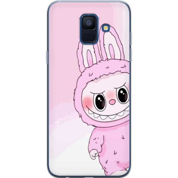 Samsung Galaxy A6 (2018) Läpinäkyvä kuori Labubu Jänis-sar