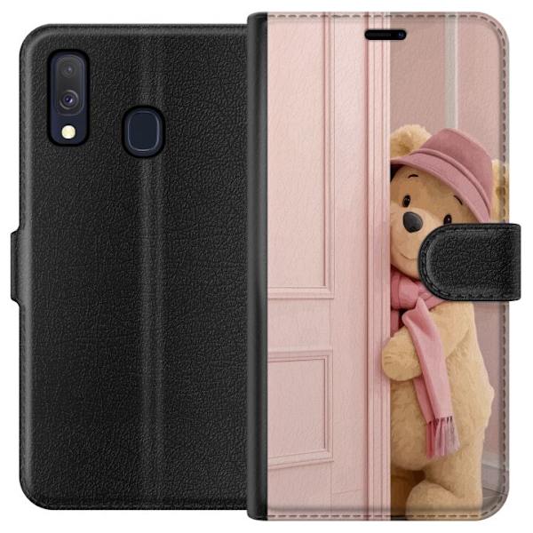 Samsung Galaxy A40 Lompakkokotelo Nalle Puh Disney Motiivi Piirrossarja Klassinen Suosittu Lasten Motiivi Disneyhahmo Ikoninen Hahmo