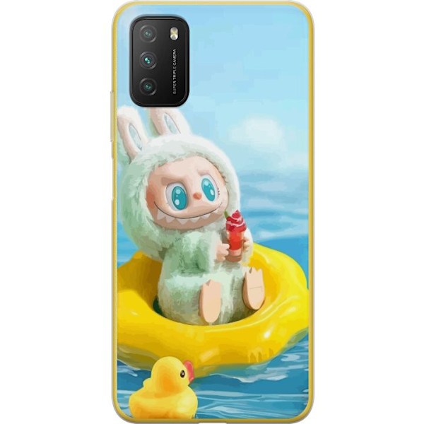 Xiaomi Poco M3  Läpinäkyvä kuori Labubu Stripe Attack - Raidat kohtaavat hirviöt