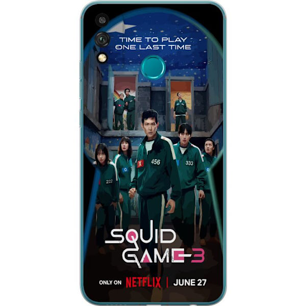 Honor 9X Lite Läpinäkyvä kuori Squid Game Kausi 3 TV-sarjan hahmot Suositut TV-sarja Motiivit Ikoni Jännitys Draama Aasialainen suunnittelu Trendi