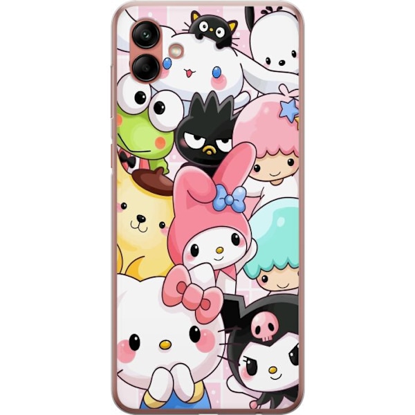 Samsung Galaxy A04 Läpinäkyvä kuori Kawaii Sanrio Crew