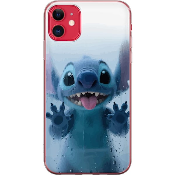 Apple iPhone 11 Genomskinligt Skal Stitch Window View – Stitch vid ett fönster i söt stil