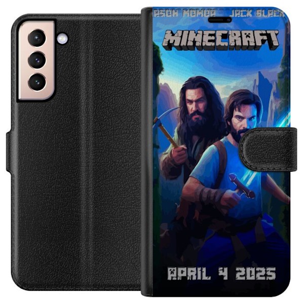 Samsung Galaxy S21 Lompakkokotelo Minecraft-elokuva