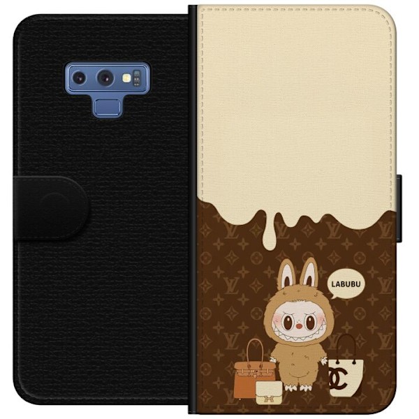 Samsung Galaxy Note9 Lompakkokotelo Labubu Blue Chill - Sinise