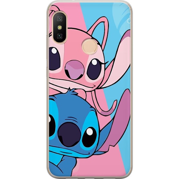 Xiaomi Redmi 6 Pro Genomskinligt Skal Stitch & Angel