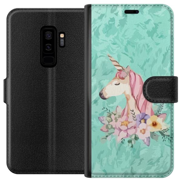 Kompatibelt Plånboksfodral till Samsung Galaxy S9+ Unicorn