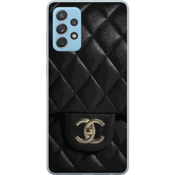 Samsung Galaxy A52 5G Gennemsigtig cover Chanel Sort