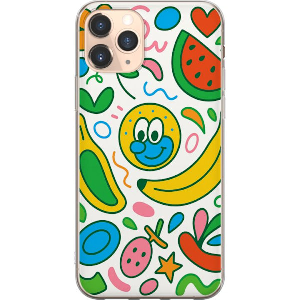 Apple iPhone 11 Pro Gennemsigtig cover Sommerfugle Slør