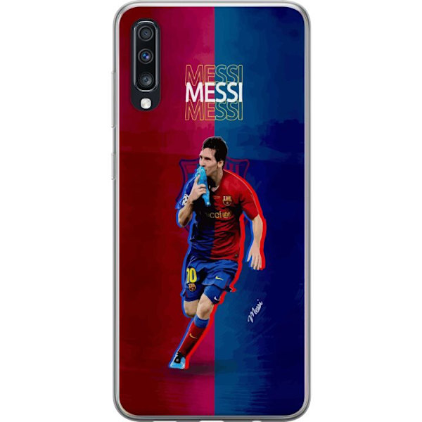 Samsung Galaxy A70 Genomskinligt Skal Messi