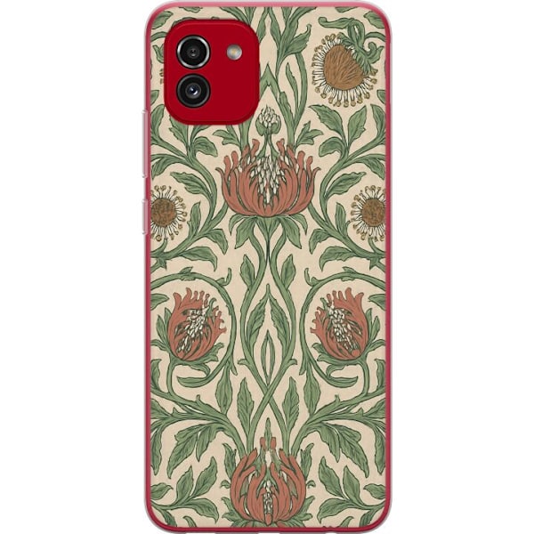 Samsung Galaxy A03 Gennemsigtig cover Blad Detaljer