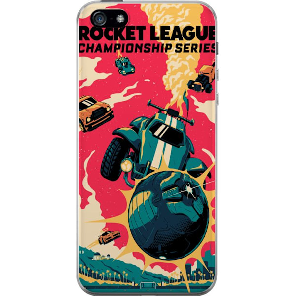 Apple iPhone 5 Läpinäkyvä kuori Rocket League