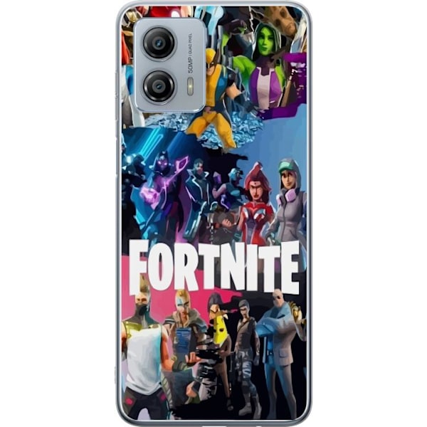 Motorola Moto G53 Gjennomsiktig deksel Fortnite