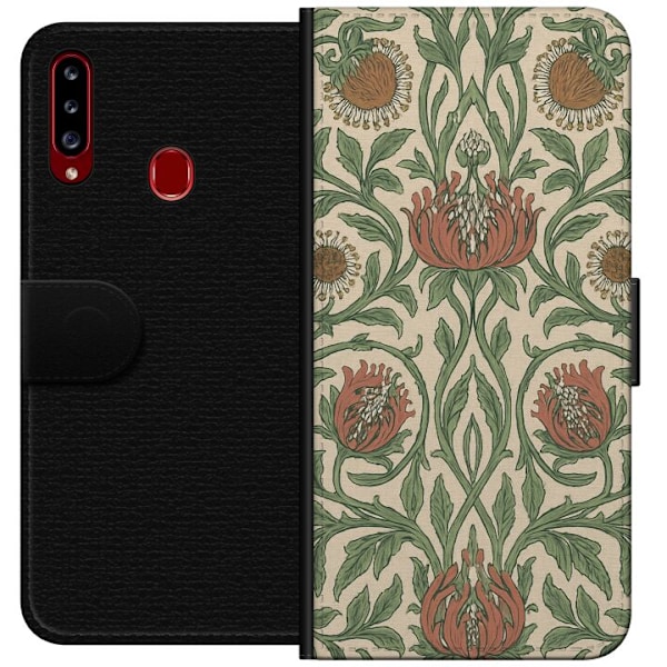 Samsung Galaxy A20s Plånboksfodral Petal Details