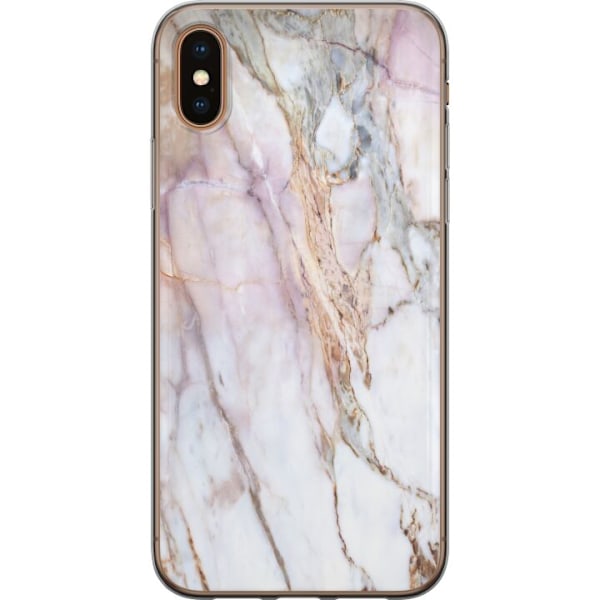 Kompatibelt Mobildeksel til Apple iPhone X marmor