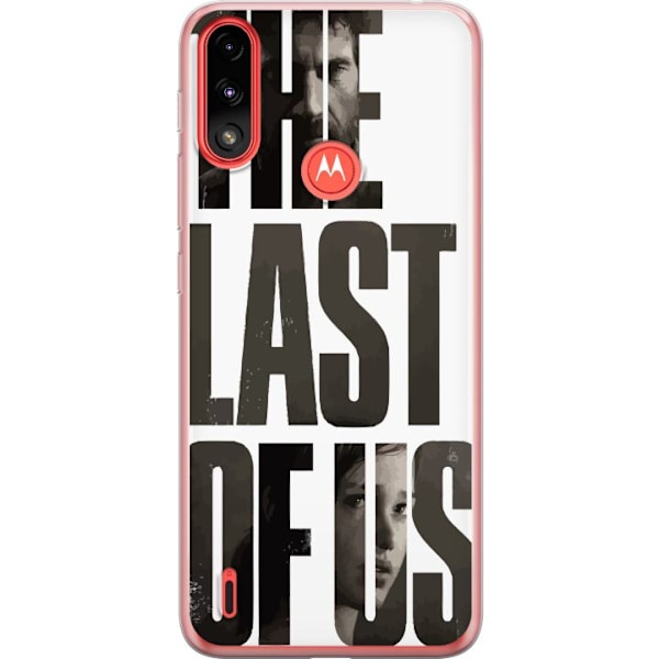 Motorola Moto E7 Power Läpinäkyvä kuori The Last of Us Ellie Joel Apokalypsi Clickers TV-sarja Fanart Dystopia Pelimotiivi