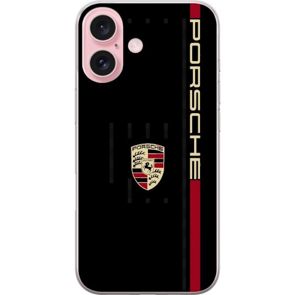 Apple iPhone 16 Läpinäkyvä kuori Porsche