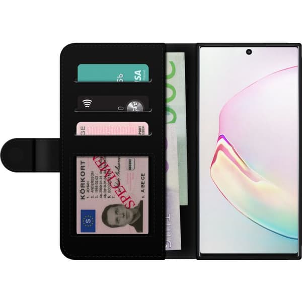Kompatibel Tegnebogsetui til Samsung Galaxy Note10+ Pikachu gul