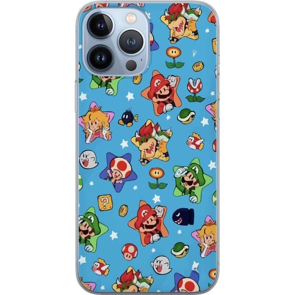 Kompatibelt Mobilskal till Apple iPhone 13 Pro Max Nintendo Mario Mönster Switch Game