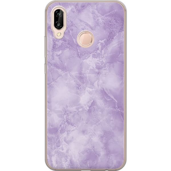 Kompatibelt Mobildeksel til Huawei P20 lite Marmor