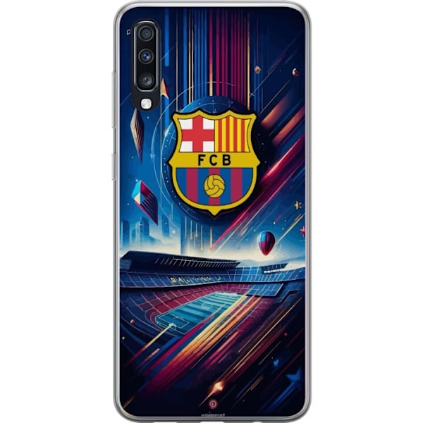 Samsung Galaxy A70 Gennemsigtig cover FC Barcelona