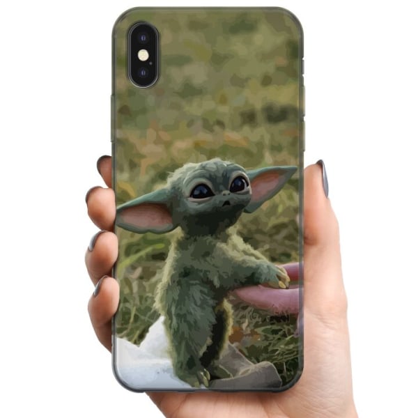 Apple iPhone X TPU Mobildeksel Yoda