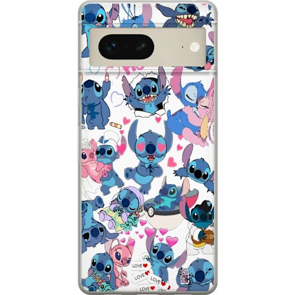 Google Pixel 7 Läpinäkyvä kuori Stitch
