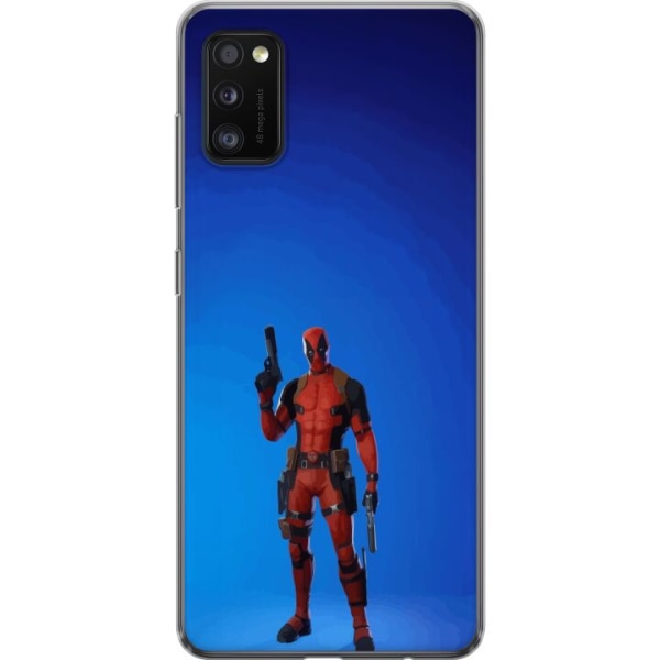 Samsung Galaxy A41 Gennemsigtig cover Fortnite - Spider-Man