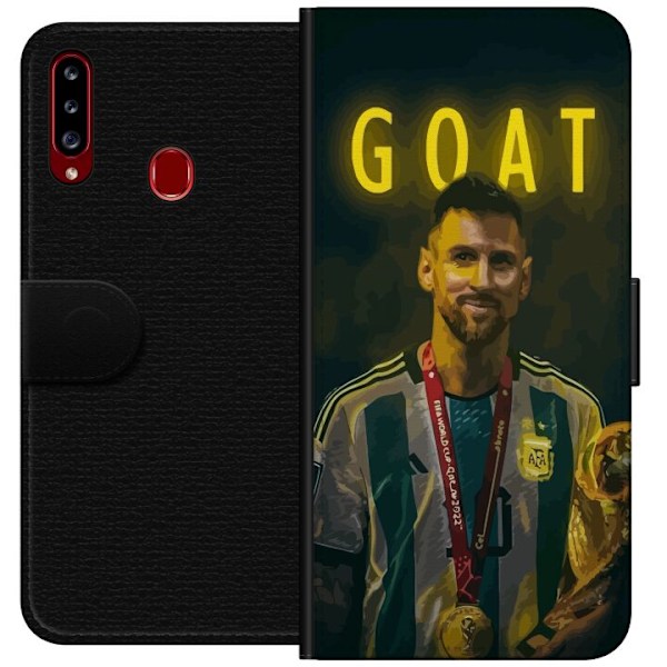 Samsung Galaxy A20s Plånboksfodral Goat Messi