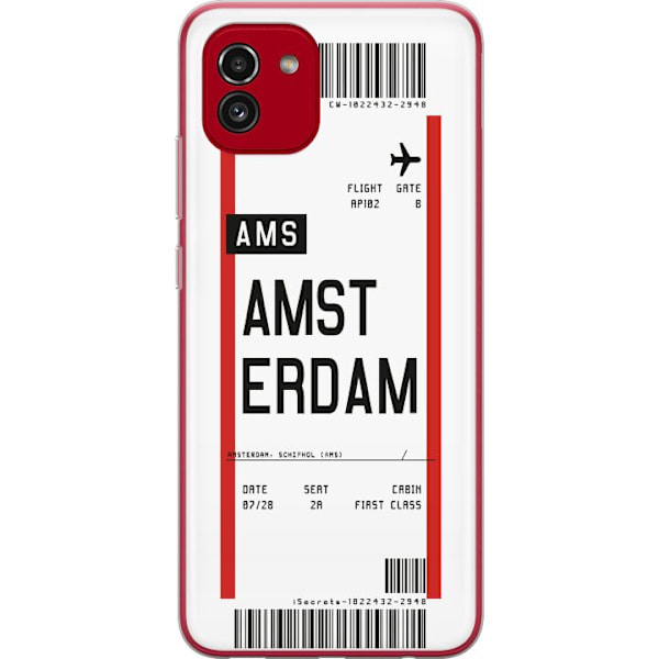 Samsung Galaxy A03 Gjennomsiktig deksel Amsterdam