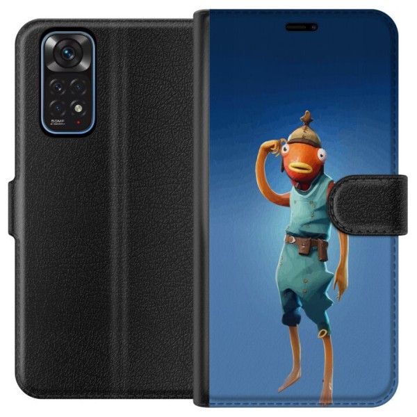 Xiaomi Redmi Note 11 Plånboksfodral Fortnite - Fishstick