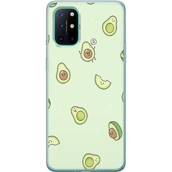 OnePlus 8T Läpinäkyvä kuori Iloinen Avokado