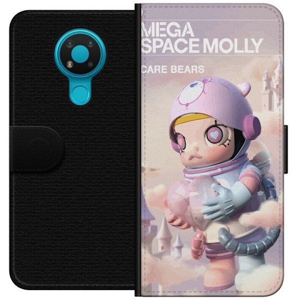 Nokia 3.4 Plånboksfodral Mega Space Molly Care Bears Series -