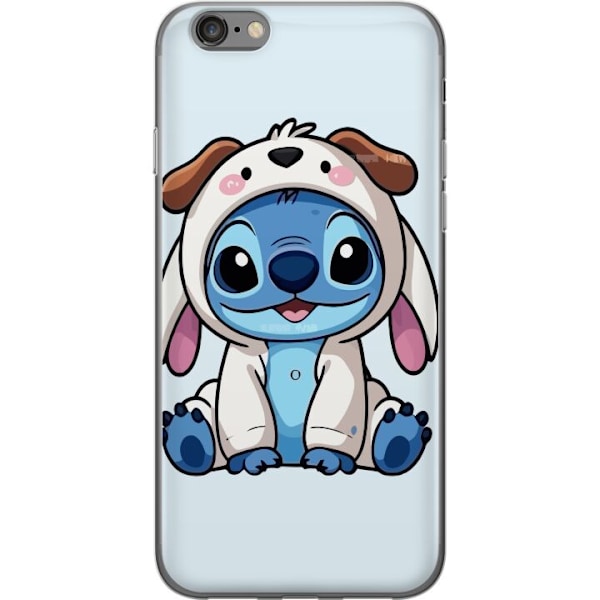 Apple iPhone 6s Läpinäkyvä kuori Stitch Koirapuku Lilo & Stitch Disney Hauska Design Sininen Avaruusolento Sarjakuva Hahmo Suosittu Lapsille Suosit