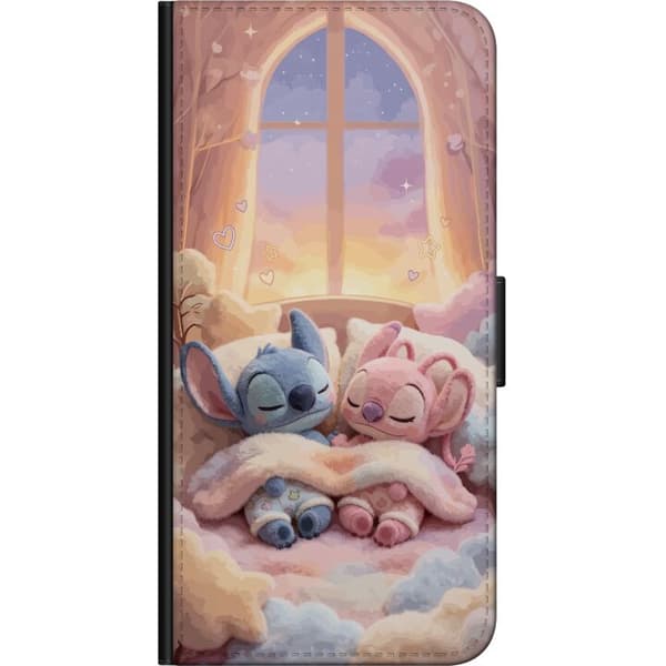 Kompatibelt Plånboksfodral till Huawei P Smart Z Sovande blå och rosa figurer rosa