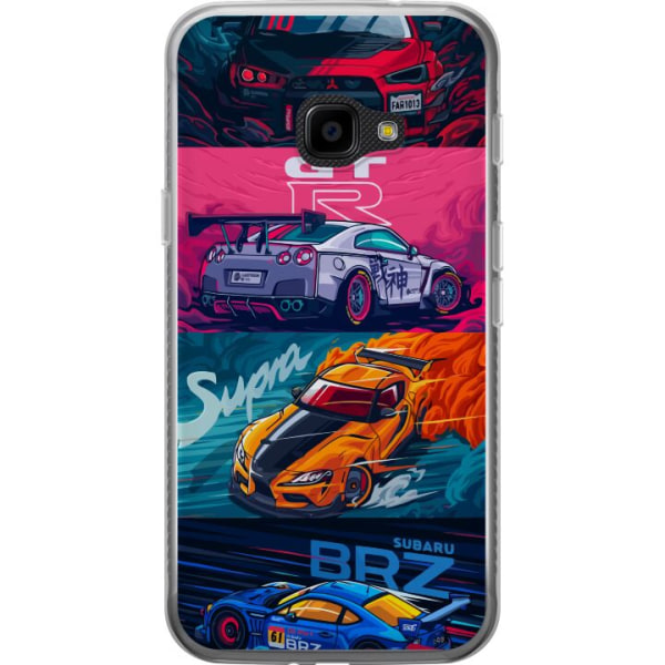 Samsung Galaxy Xcover 4 Läpinäkyvä kuori Subaru Racing