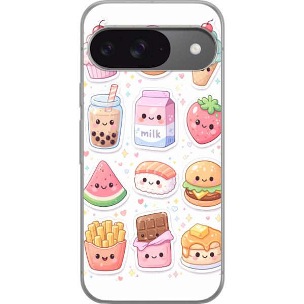 Kompatibelt Mobildeksel til Google Pixel 9 pixelmonster grön